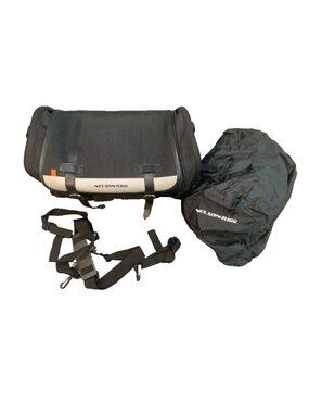 Nelson Rigg CTB-1020 Deluxe Tail Roll Bag w Rain Cover Shoulder Strap Motorcycle